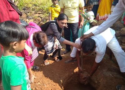 Tree Plantation at Towerwadi